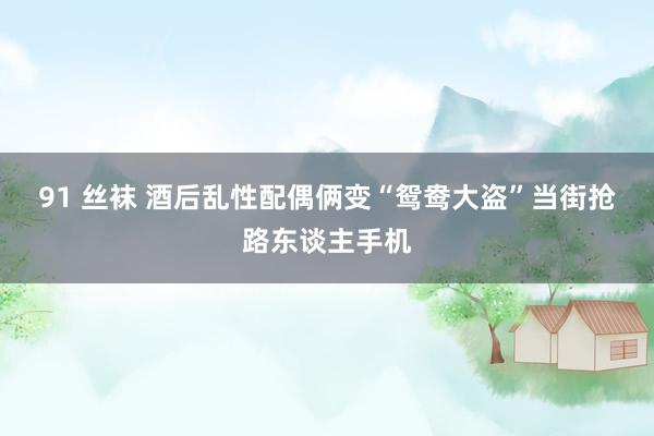 91 丝袜 酒后乱性　配偶俩变“鸳鸯大盗”当街抢路东谈主手机