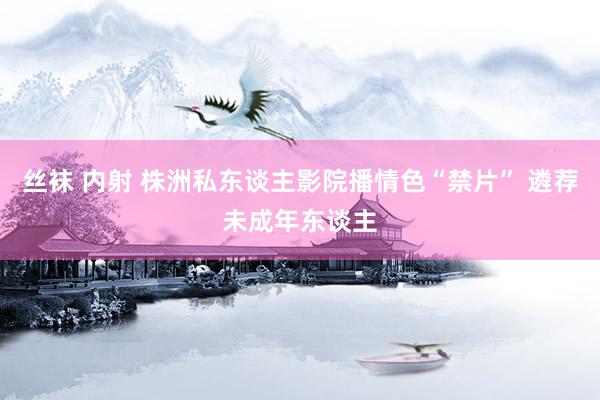 丝袜 内射 株洲私东谈主影院播情色“禁片” 遴荐未成年东谈主